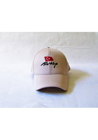 5.10.15 Kids Salarticaret Çocuk Bej Renk Türkiye Nakışlı Şapka