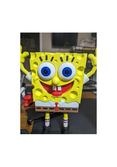 Sünger Bob Kare Pantolon Spongebob Sevimli Figür