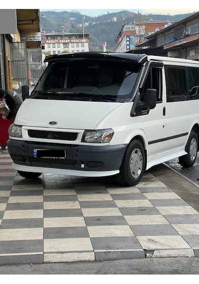 Ford Transit 2000-2006 Beyaz Ön Tampon Lip Eki/karlık Abs Dar