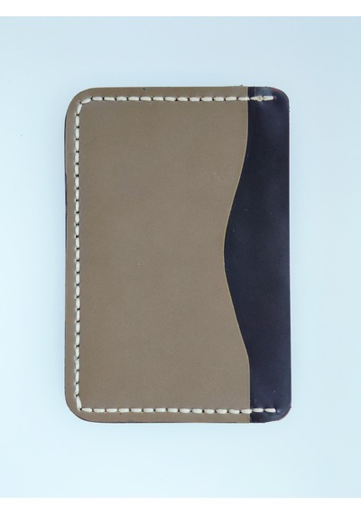 Luna Luster El Yapımı Hakiki Deri Minimalist Kartlık Ve İnce Cüzdan Drc96 Acı Kahverengi