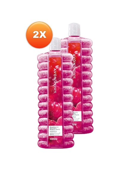 Avon Senses Raspberry Delight Ahududu Ve Frenk Üzümü Kokulu Banyo Köpüğü 2 x 1 L