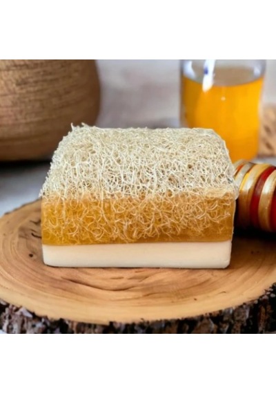 Chéron Sütlü Ve Ballı Doğal Kabak Lifli Sabun 130 Gr