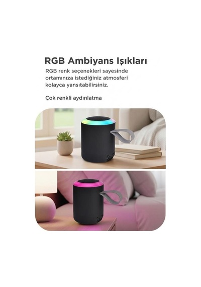 Özel Seri Bluetooth Hoparlör D24 Yeşil Kablosuz Yürüyüş Doğum Günü