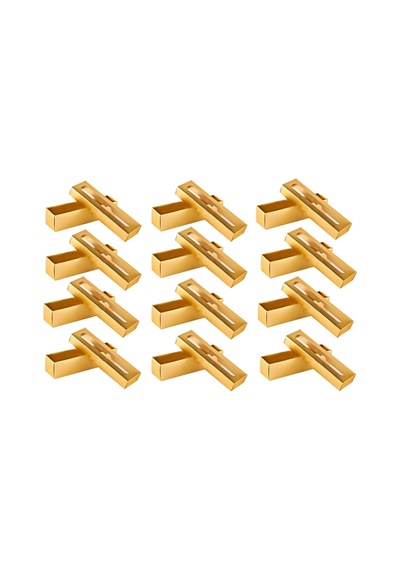 Gold Altın Makaron Kutusu 50 Adet