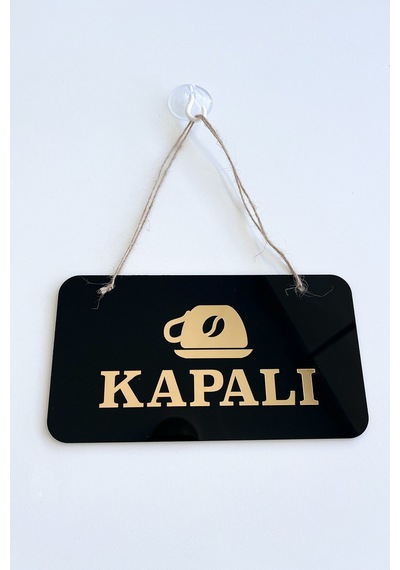 Cafeler Ve Kahve Dükkanları İçin Açık Kapalı Kapı Tabelası