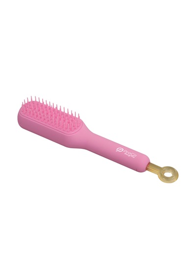 Proco Beauty Pro Kendini Temizleyen Saç Fırçası - Saç Açma Tarama Masaj Fırçası- Soft Touch Pembe