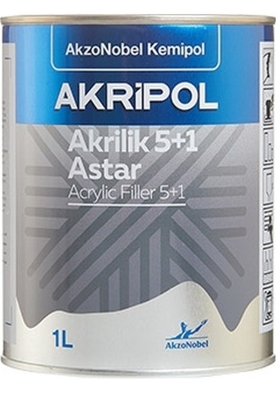 Akzo 5+1 Akrilik Astar Koyu Gri Gl