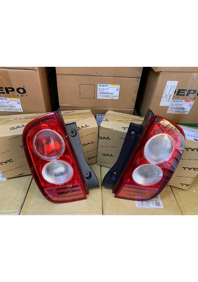 Nıssan Micra K12 2003-2008 Arası Tyc Sağ Ve Sol Stop Lambası Takım 26555-ax720 / 26550-ax720