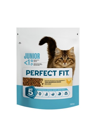 Perfect Fit Yavru Tavuklu Kuru Mama 750 G - 6 Adet Tarı