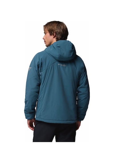 Columbia Silver Leaf Lite Hooded Jacket Erkek Outdoor Softshell Mont Wo0604-429 Mavi