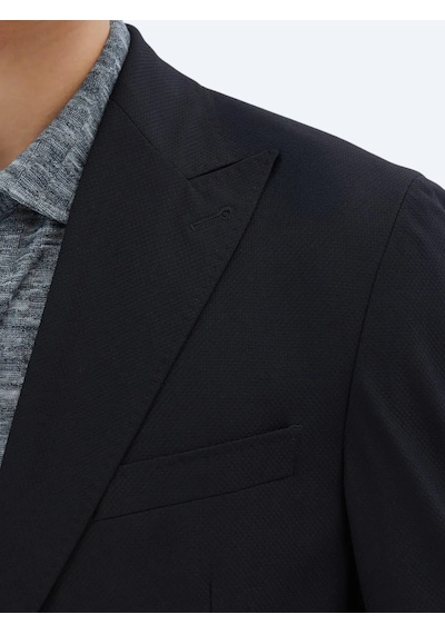 Kip Siyah Desenli Modern Fit Ceket Siyah