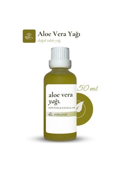 Sabunal Aloe Vera Yağı 50 ML - Doğal Soğuk Sıkım Cilt Bakım Yağı