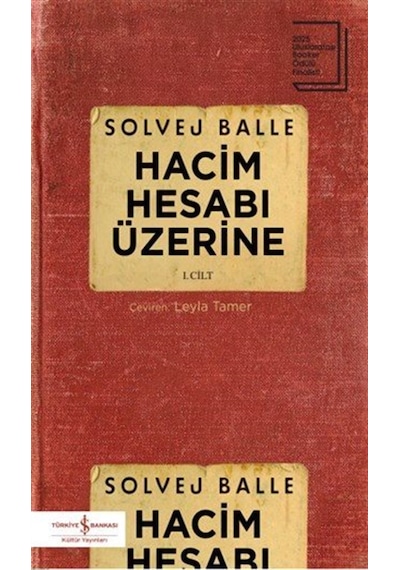 Hacim Hesabı Üzerine 1. Cilt / Leyla Tamer