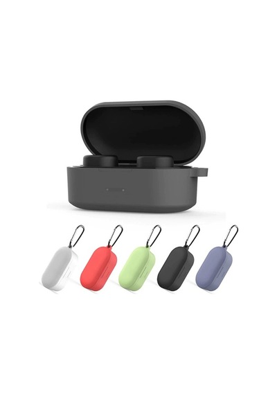 Qcy T1S-T2C Bluetooth Kulaklık Için Silikon Koruma Kılıf+ Anahta