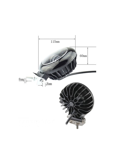 Motosiklet/off Road/atv/utv/traktör/tekne/yat Led Sis Farı Seti 2 Adet 30w Güç