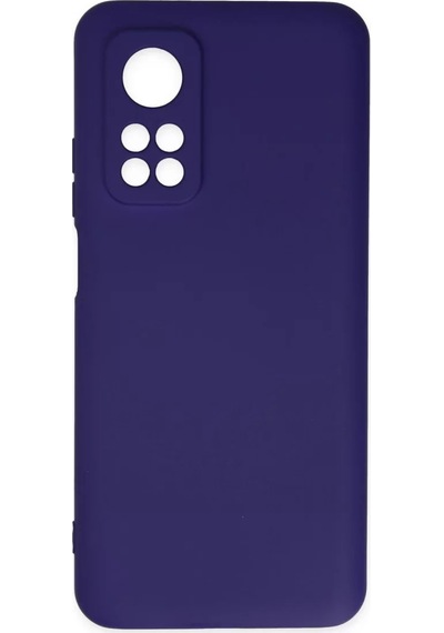 Newface Xiaomi Mi 10t Kılıf Nano İçi Kadife Silikon - Mor
