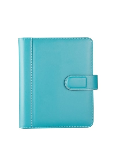 Organizer Ajanda Tarihsiz Çizgili 4 Halkalı 19.5x23 CM - Turkuaz