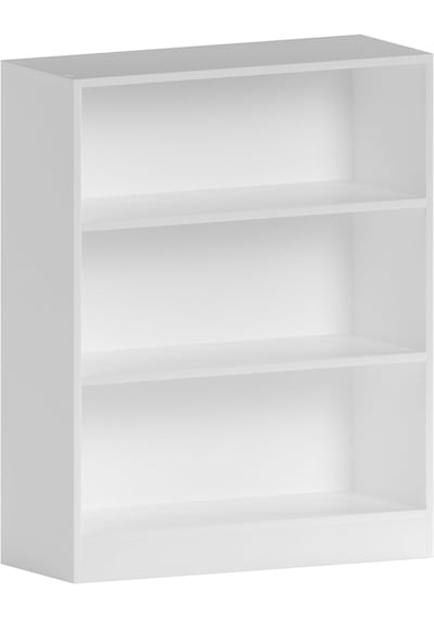 Ae-8001 Vito 3 Raflı Küçük Kitaplık, Beyaz Suntalam, Ofis Mobilya