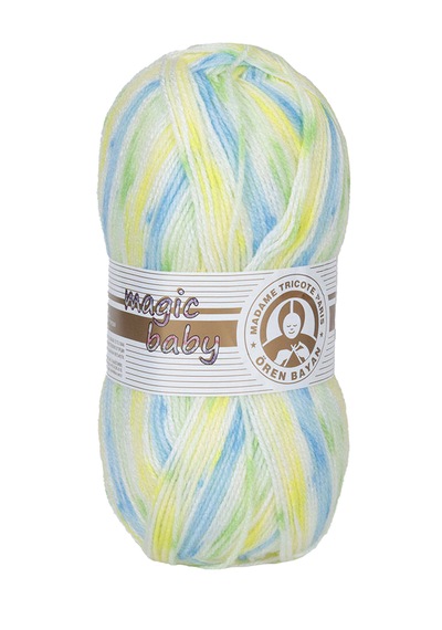 Ören Bayan Magic Baby Batik El Örgü İpi 409 409 Mavi Yesil