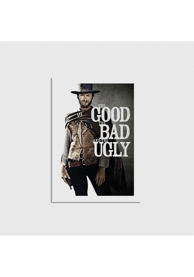 The Good, The Bad And The Ugly 1966 Film Posteri Çerçevesiz Poster Duvar Dekorasyonu Pn11p377