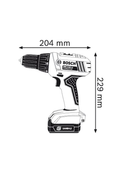Bosch Professional GSB 180-LI 1.5 Ah Çift Akülü Darbeli Delme/Vidalama - Çantalı - 06019F8300