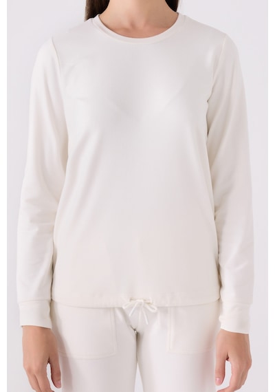 Pierre Cardin Kadın Beyaz Uzun Kol Pijama Takım Pc8925-s-v1