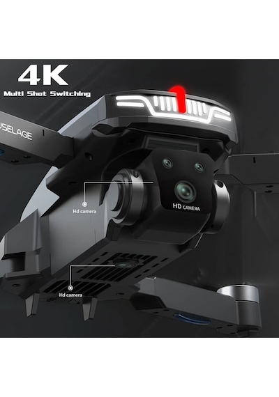 Çeşithane C13s Hd Kamera Drone Fırçasız Motorlu, Optik Akış Sabitleme, Gps Destekli, Led Işıklı Ka