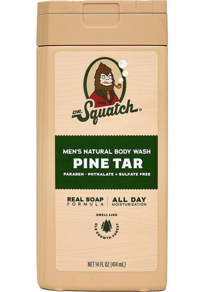 Dr. Squatch Men's Pine Tar Duş Jeli 414ml Çam - Deniz Rezenesi