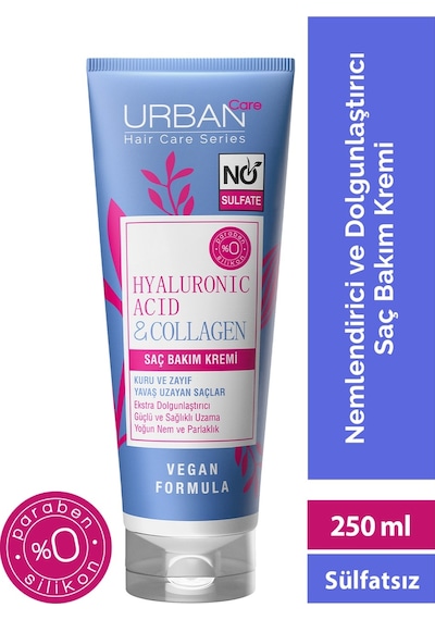 Urban Care Hyaluronic Acid & Collagen Saç Bakım Kremi 250 ML