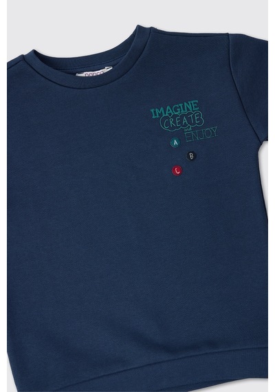 Panço Erkek Bebek Lacivert Sweatshirt