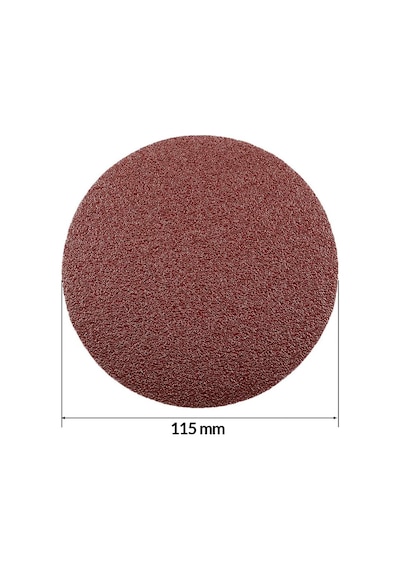 Telvesse 115 Mm Cırt Zımpara Matkap Spiral Daire Zımpara Ahşap Metal Zımparası 10 Adet 120 Kum