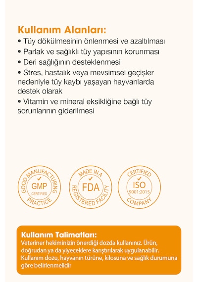 Mixtura Pharma Biotin Forte Tüy nı Multivitamin Damla Kedi Ve Köpek Tüy Dökülmesini
