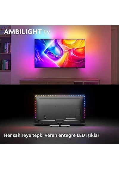 Philips 65PUS9000/62 65" 164 Ekran Uydu Alıcılı 4K Ultra HD Titan Ambilight Qled Tv
