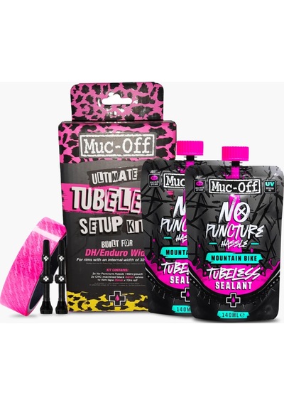 Muc-off Ultimate Tubeless Setup Kit Dh / Enduro Wide Pembe