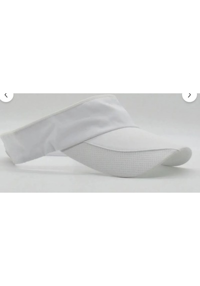 Abarta Unisex Fermuarlı Spor Koşu & Tenis Şapkası -beyaz