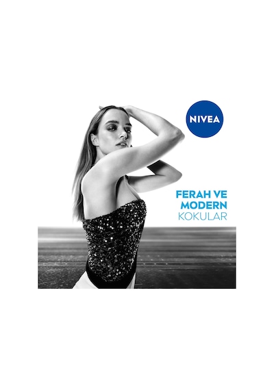 Nivea Invisible Black&White Pure Kadın Roll-On Deodorant 4 x 50 ML