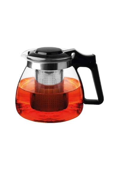 Orret Home Isıya Dayanıklı Borosilikat Cam Demlik, Kendinden Süzgeçli, Şık Tasarım 900 Ml Diğer