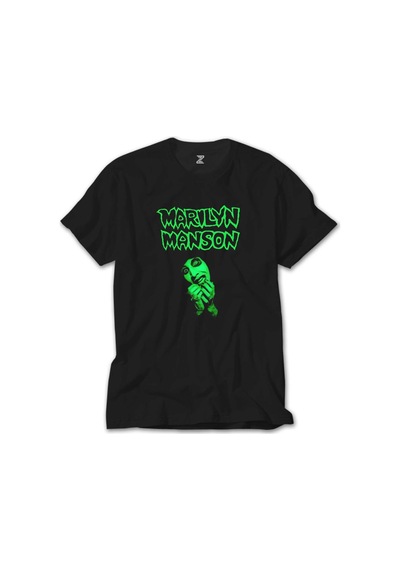 Marilyn Manson Smells Like Children Siyah Tişört Siyah