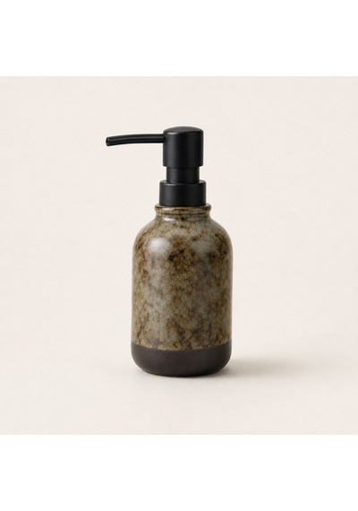 The Voguemaxima Silex Mat Dokulu Seramik Sıvı Sabunluk Gri 250 Ml 7x16 Cm