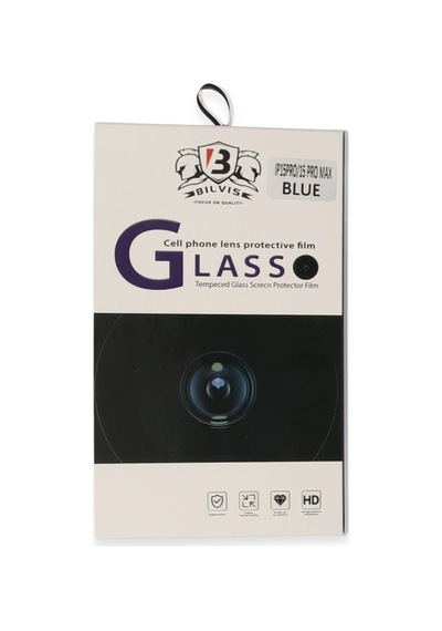Apple iPhone Uyumlu 15 Pro Max Bilvis Titan Kamera Lens - Lacivert Diğer