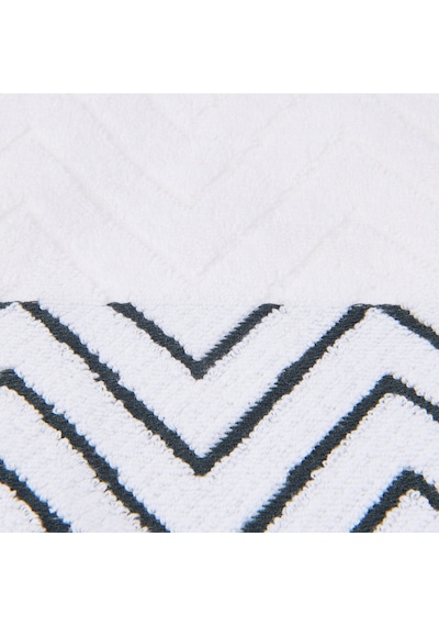 Soft Wave Banyo Havlusu - Beyaz - 70x140 Cm Renkli