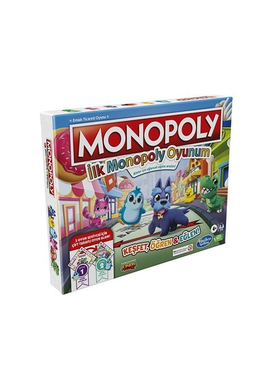 '+4 Yaş Monopoly İlk Monopoly Oyunum (hasbro)