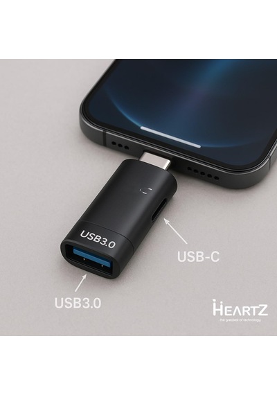 Flash Bellek Otg Usb Type C Okuyucu Çipli Otg Bellek Okuyucu Ve Kulaklık Dönüştürücü 2 İn 1 İkisi Bir Arada Type C Otg Ve Kulaklık Ha-04