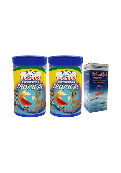 Lotus Tropical 2x250ml Lepistes Moli Akvaryum Balık Yemi