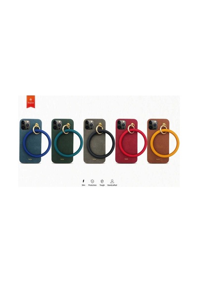 Kajsa Apple Uyumlu iPhone 12 Pro Kılıf Kajsa Splendid Serisi Morandi Ring Kapak ZORE-216721