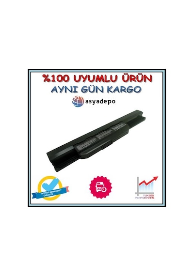 Asus Uyumlu P53E-SO202 Batarya Pil
