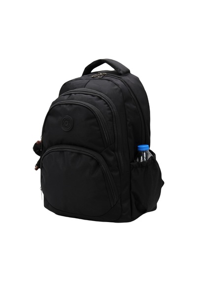 Özel Su İtici Kumaş Siyah Unisex Okul Çantası 34600