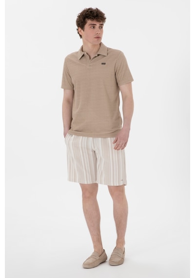 U.s. Polo Assn. Erkek Bej Şort Örme 50299756-vr011 Bej