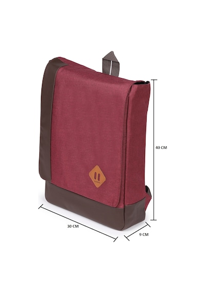 Strong 15.6 Inch Laptop Bölmeli Sırt Çantası, Okul Ve Seyahat Çan Bordo (490565514)