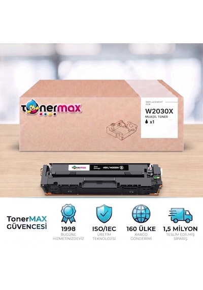 Hp Color Laserjet Pro Mfp M479dn W2030x Siyah Uyumlu Toner Çipli
